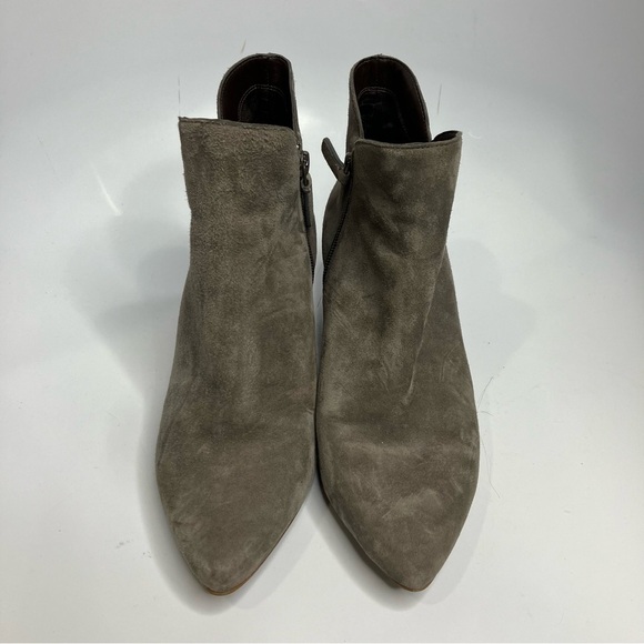 Cole Haan Elyse booties gray suede pointed toe size 9 - Picture 3 of 7